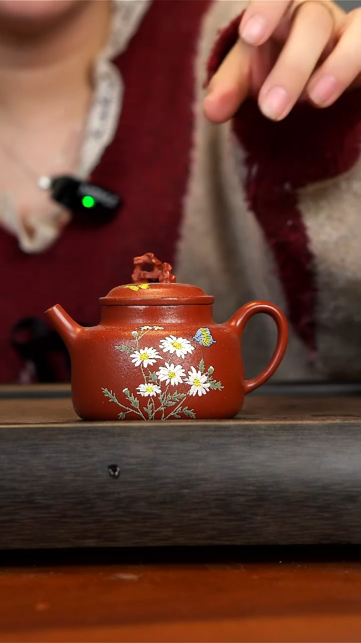 【闪购商品】紫砂茶壶朱泥德钟壶