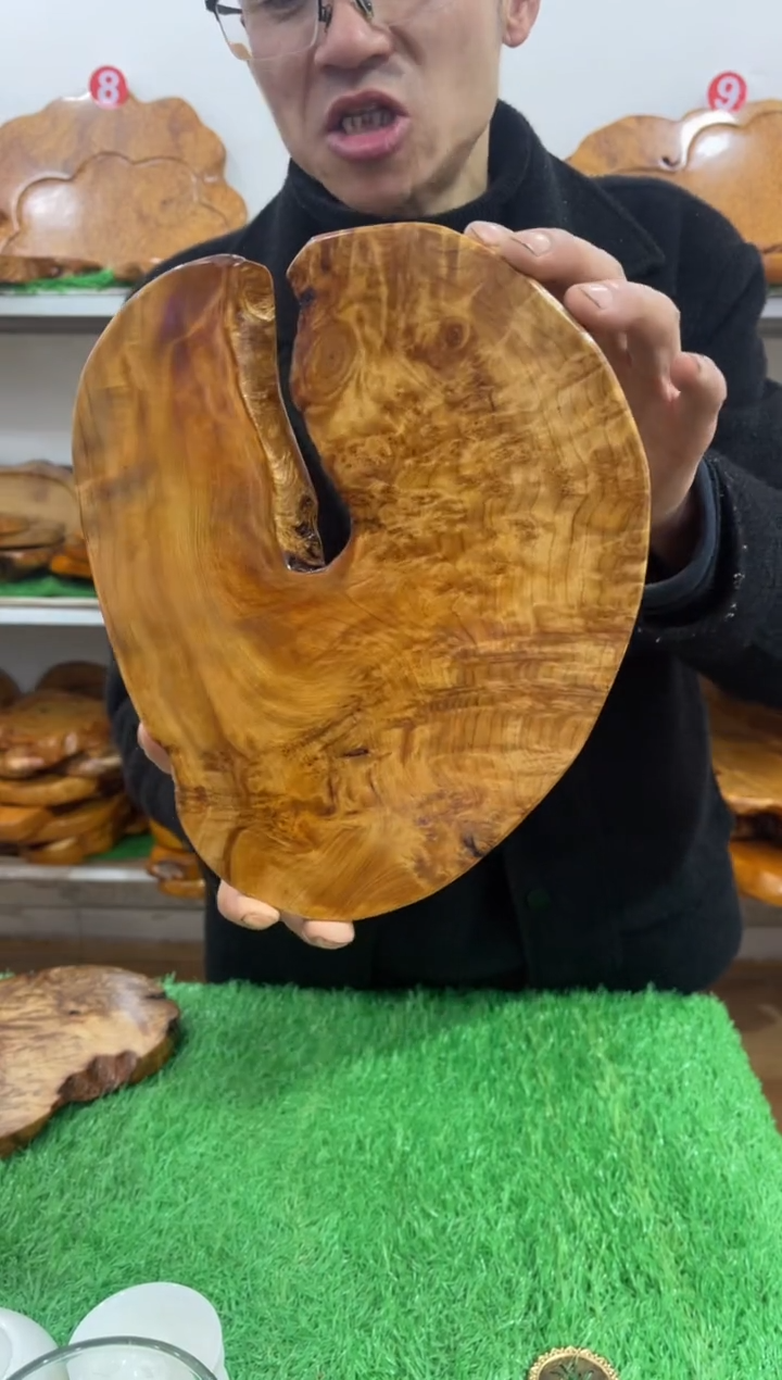 【闪购商品】四川香杉枯木榴茶盘