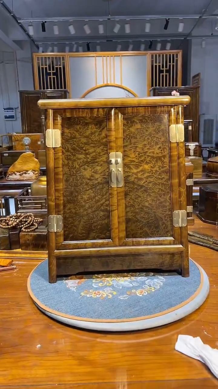 乌木类成套家具瘤疤圆角柜 s31