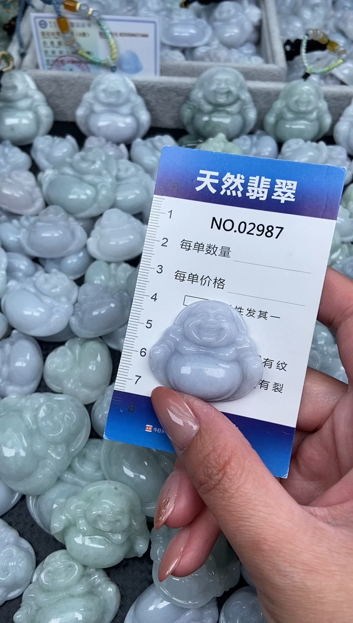 颈饰未镶嵌翡翠纯天然A货缅翡2987