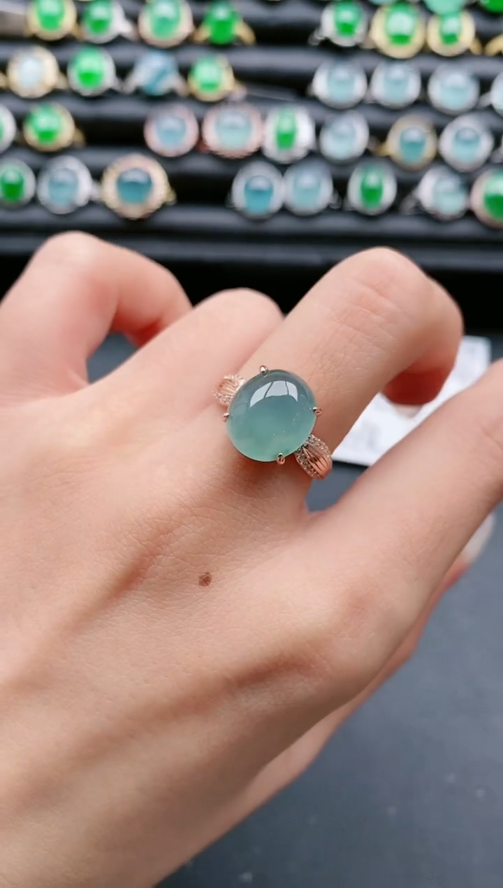 【闪购商品】翡翠戒指银S925镶嵌11111111111