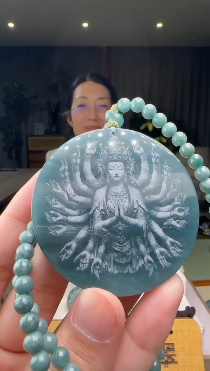 【闪购商品】翡翠吊坠(赠链)未镶嵌多样性发一XM@@60B7J02369