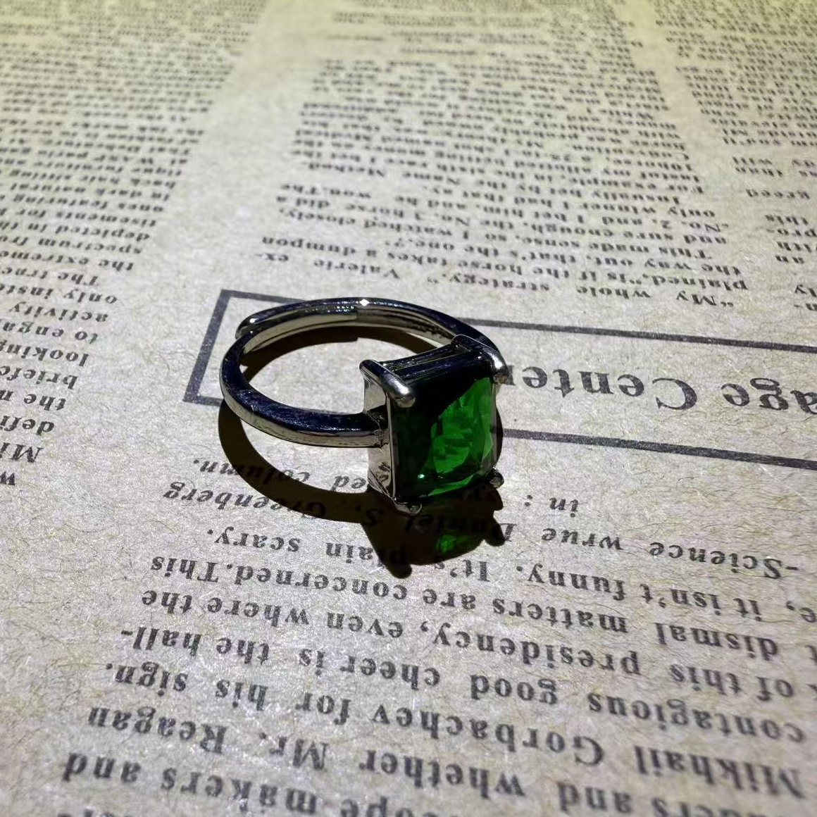 DYJC293 绿色戒指