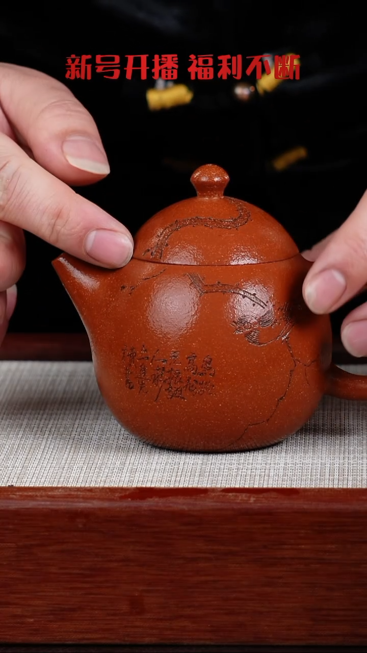【闪购商品】紫泥茶壶宜兴紫砂壶  0203  A45