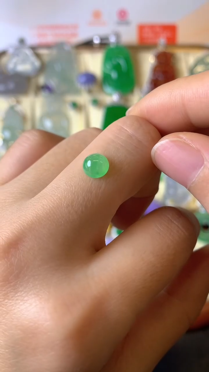 【闪购商品】定制翡翠未镶嵌1裸玉（客户意向镶嵌）