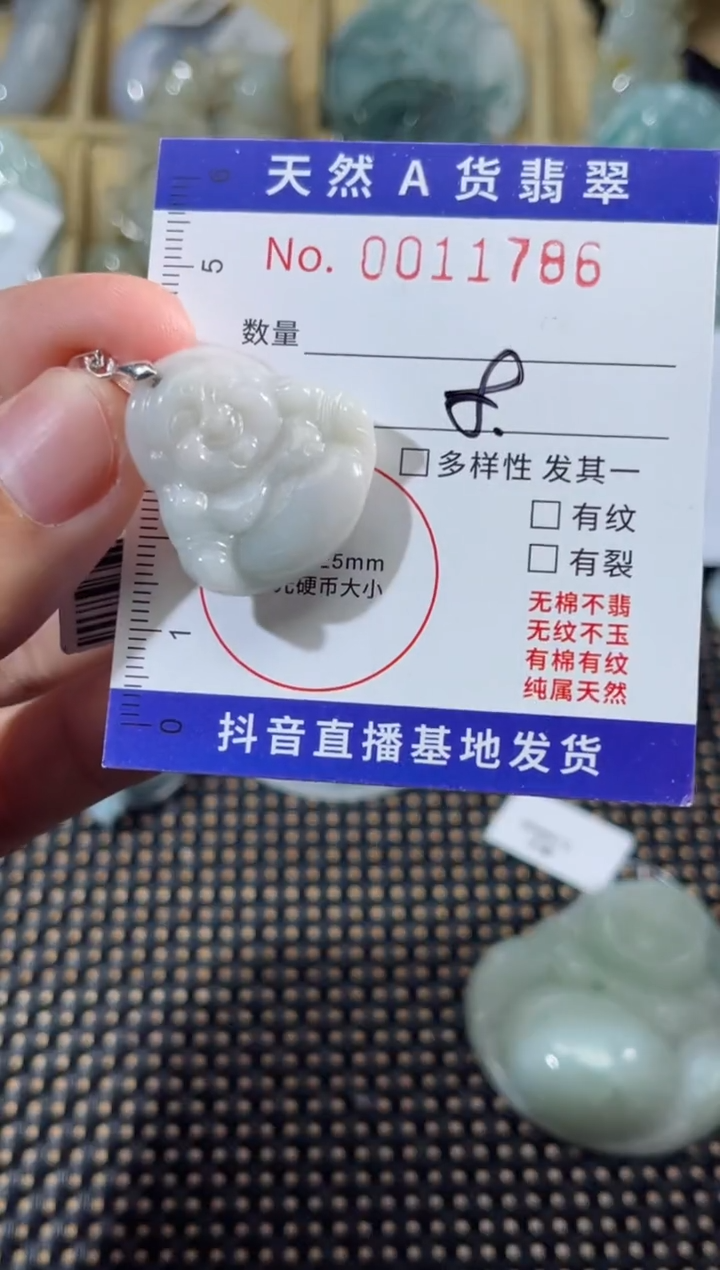 【闪购商品】翡翠颈饰未镶嵌天然缅甸A货翡翠（多样性发货）佛公