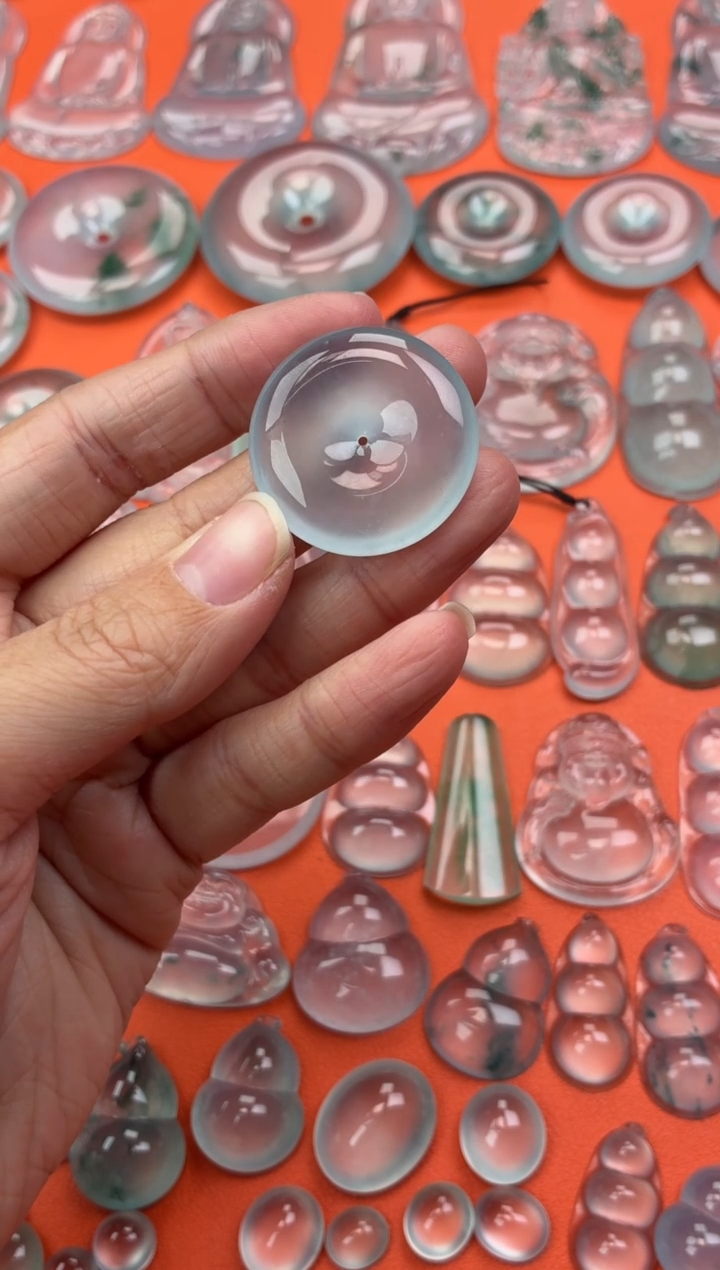 吊坠(不含链)未镶嵌翡翠46 平安扣 28.7 5.7