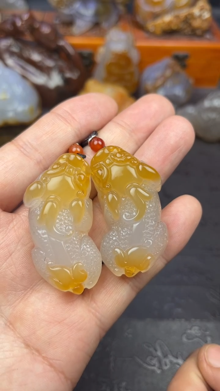 【闪购商品】玛瑙/玉髓吊坠未镶嵌1