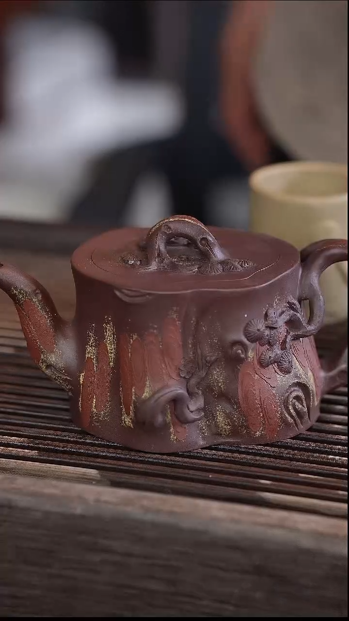 茶壶紫砂全手240cc