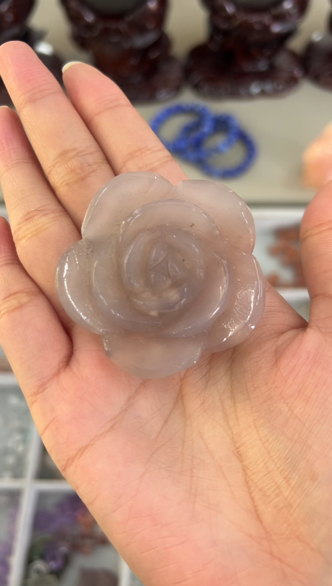 未镶嵌珠宝半成品水晶依****得M122