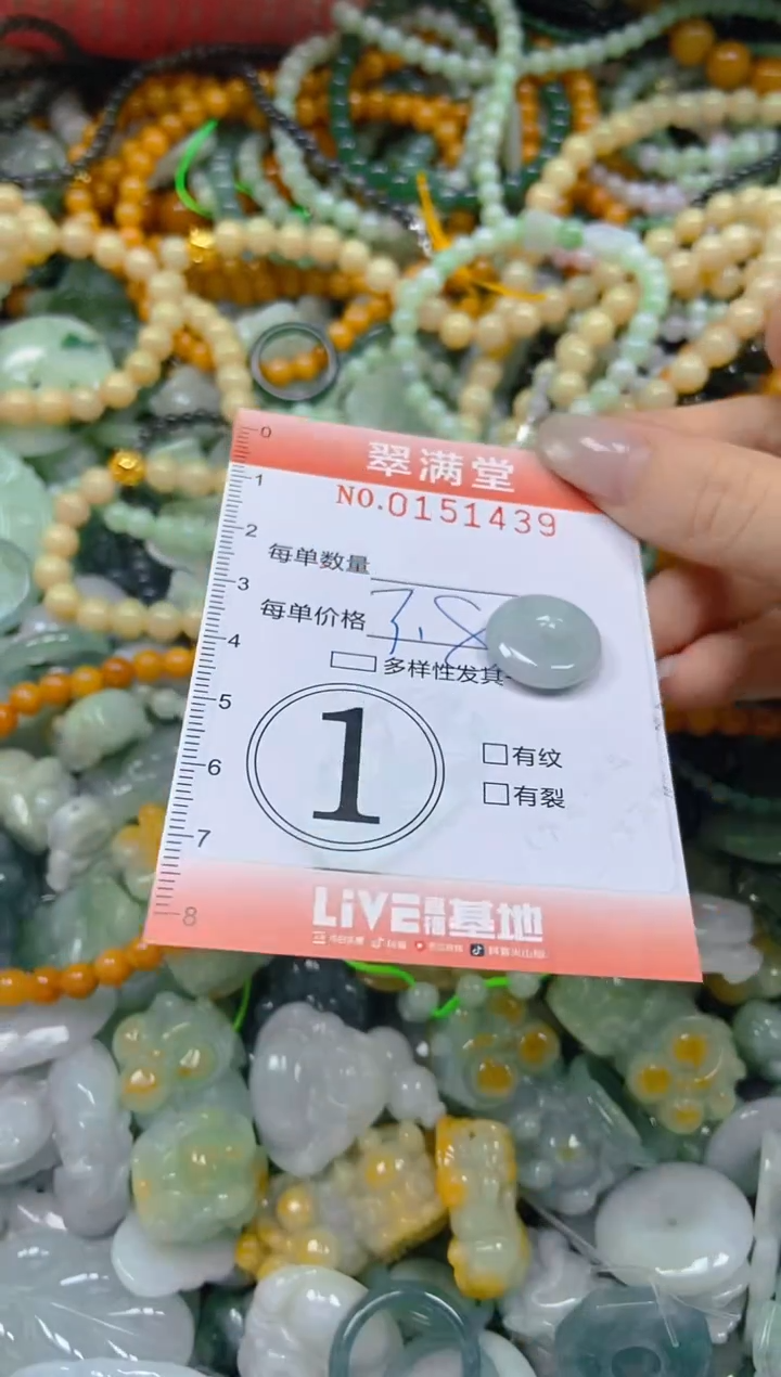 翡翠未镶嵌颈饰闪购0151439