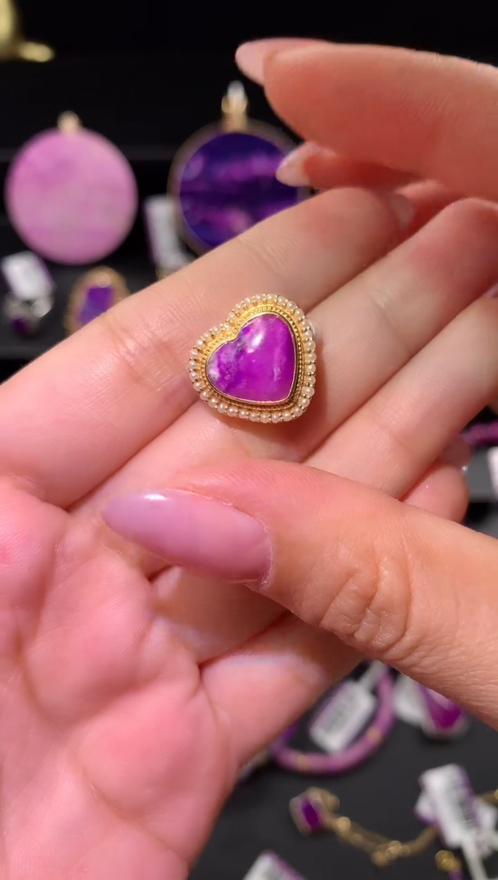 【闪购商品】苏纪石（舒俱来）.18K金镶嵌舒俱来饰品