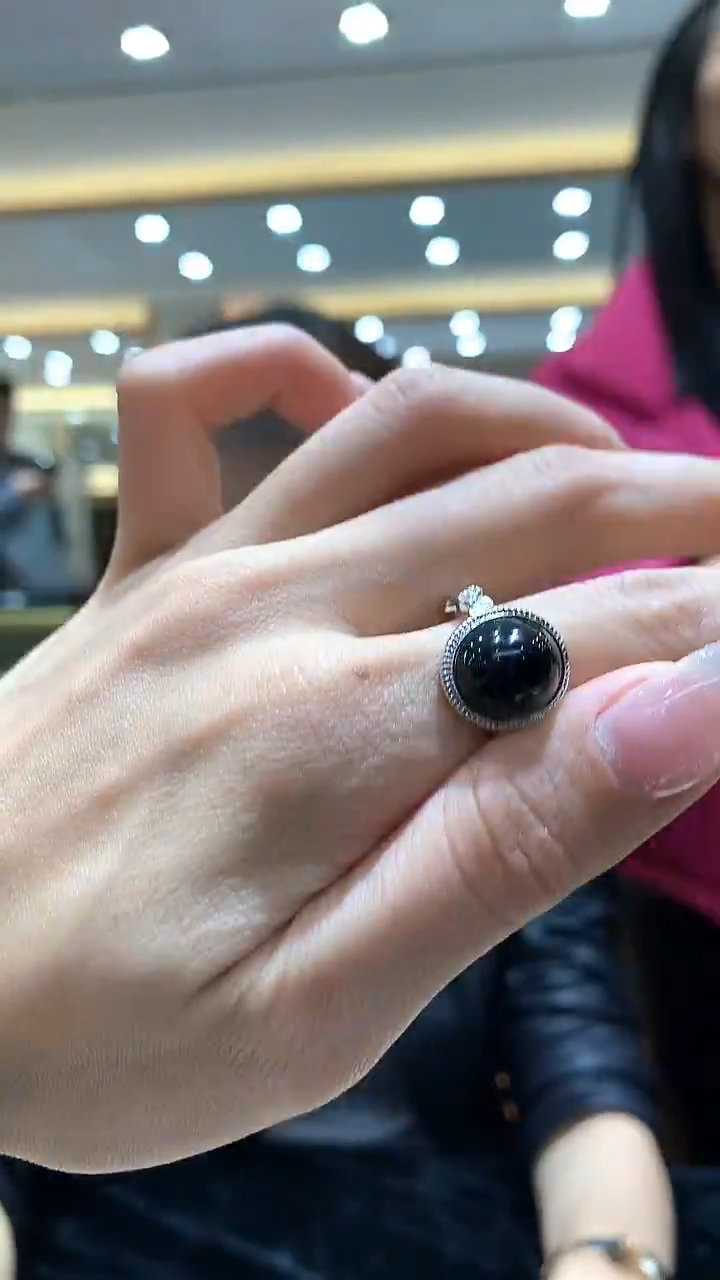 【闪购商品】翡翠戒指18K金镶嵌戒指MCSJ