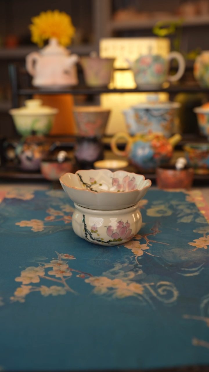 【闪购商品】玉兰花系列 茶漏套组