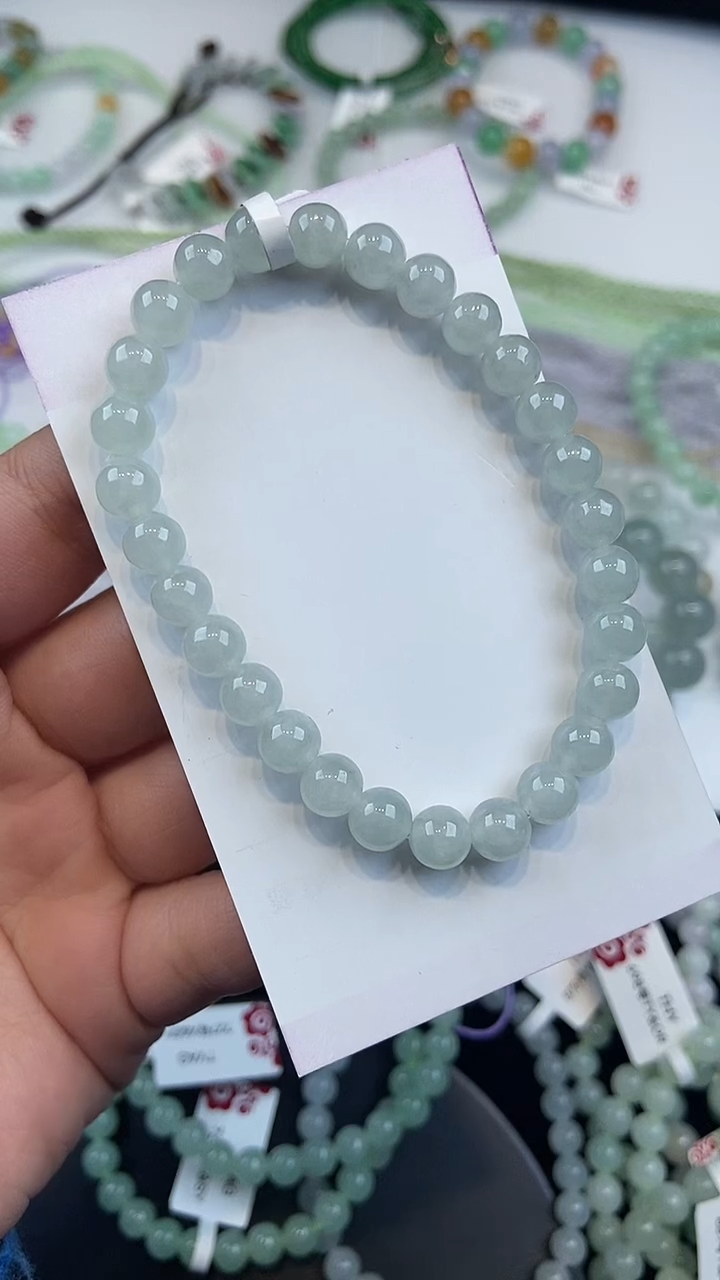 未镶嵌手链翡翠62号卡6.6mm