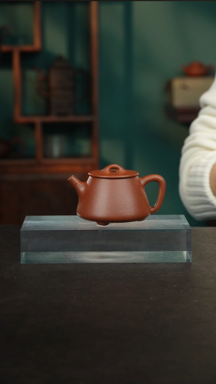 【闪购商品】紫砂茶壶08降坡泥高石瓢