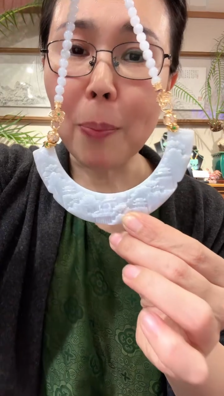 【闪购商品】翡翠颈饰未镶嵌国风