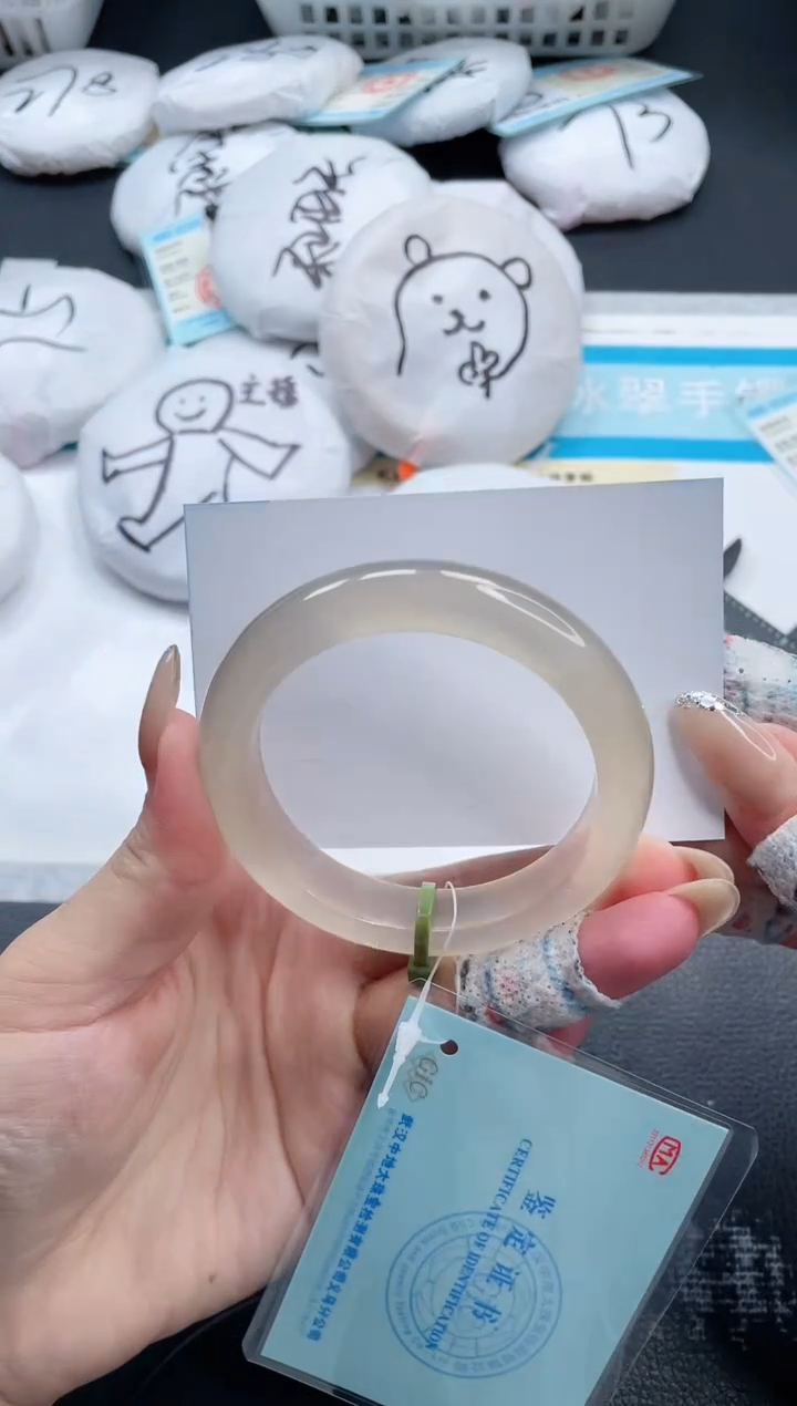 石英质玉手镯未镶嵌29V153-55