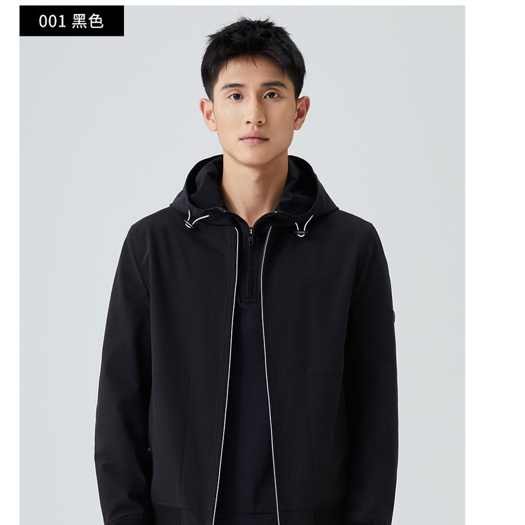 【七匹狼商旅双面夹克】七匹狼设计师款棒球领双面夹克111D60102293