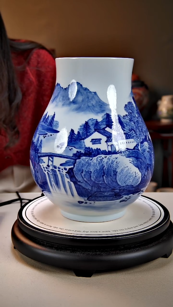 摆件陶景德镇手绘陶瓷22