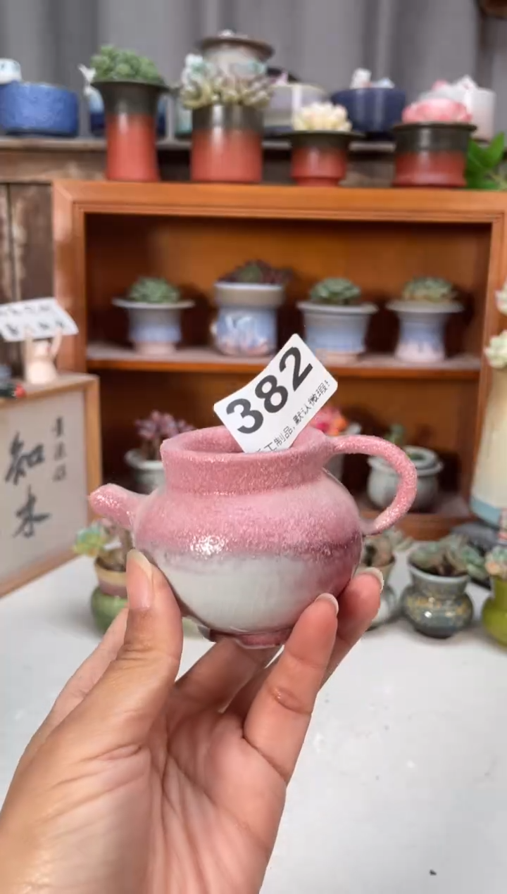 瓷片382知木小芳花盆