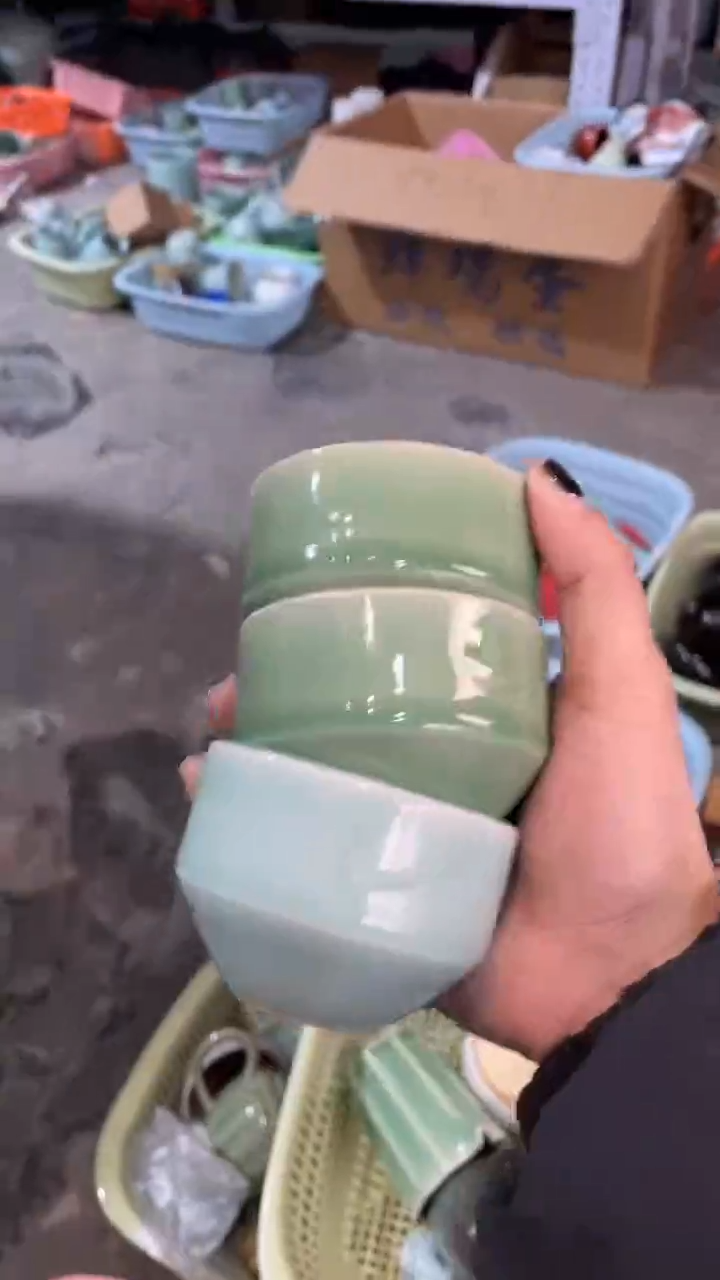 【闪购商品】3个 特价福利 微瑕 慧仙青瓷