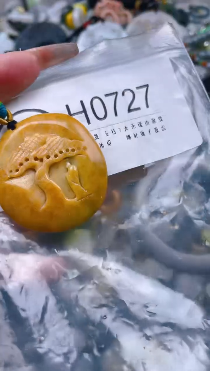 【闪购商品】翡翠颈饰未镶嵌/H/翡翠A货一图一物