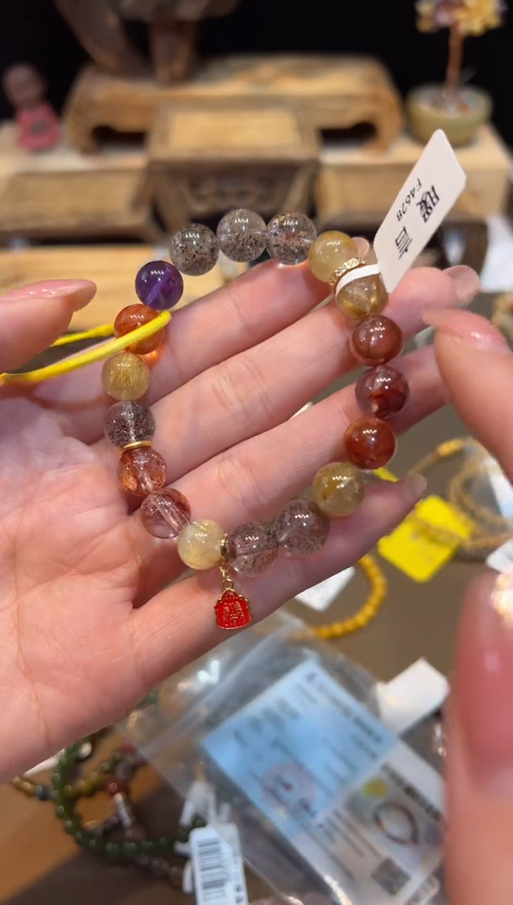 水晶手链未镶嵌手饰@@F4628