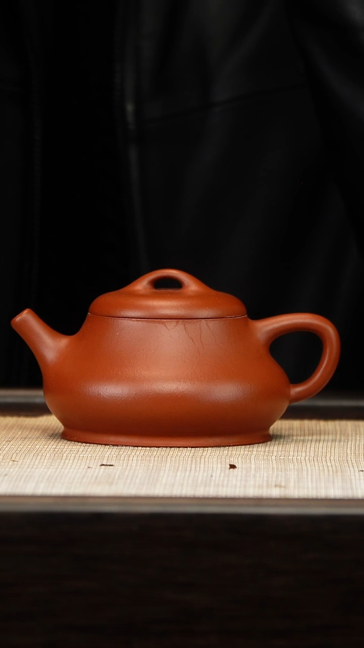 茶壶紫砂小*哥朱泥柱瓢