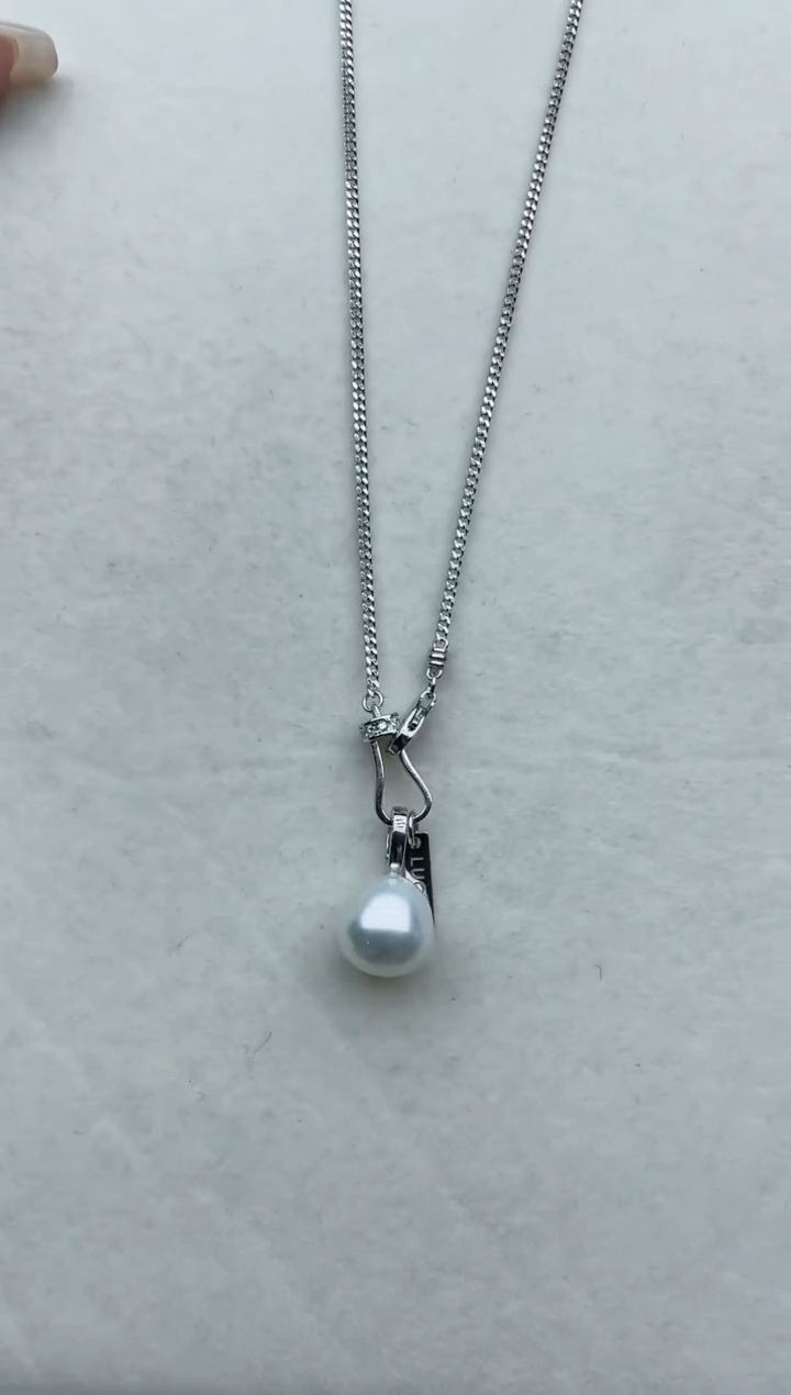 【闪购商品】海水珍珠套链银S925镶嵌Y120
