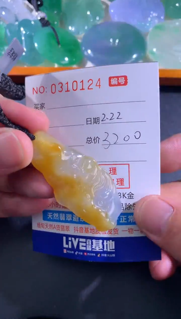 【闪购商品】翡翠颈饰未镶嵌天然A货翡翠 定制翡翠 定金