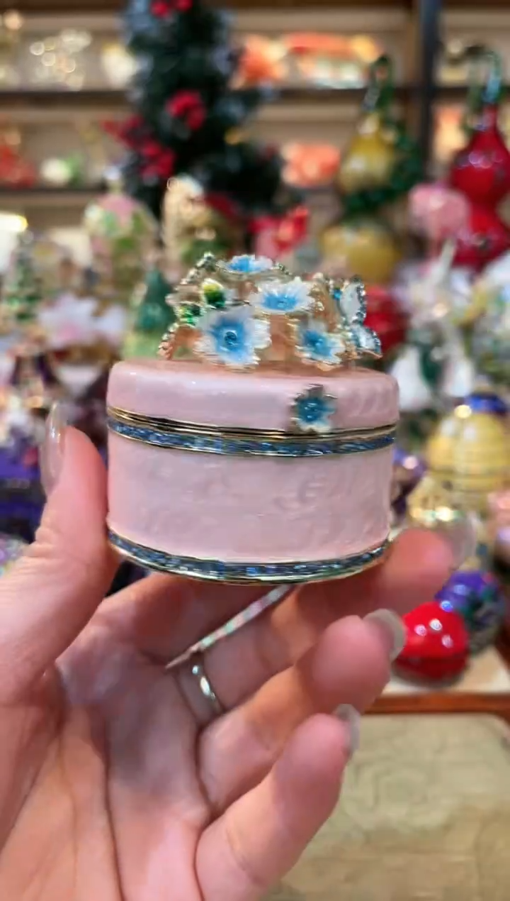 【闪购商品】 珐琅彩精致首饰盒