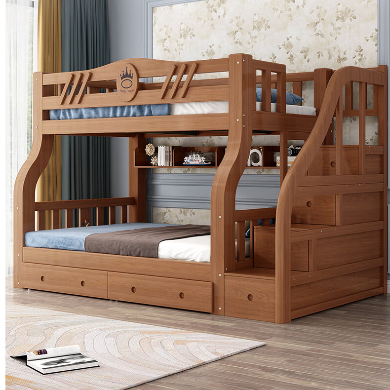 新款全实木儿童床上下铺双层经济型双人高低床儿童房子母床两层床