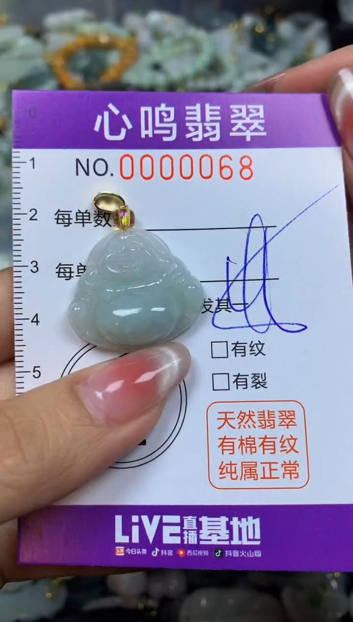 【闪购商品】翡翠颈饰未镶嵌闪购00068