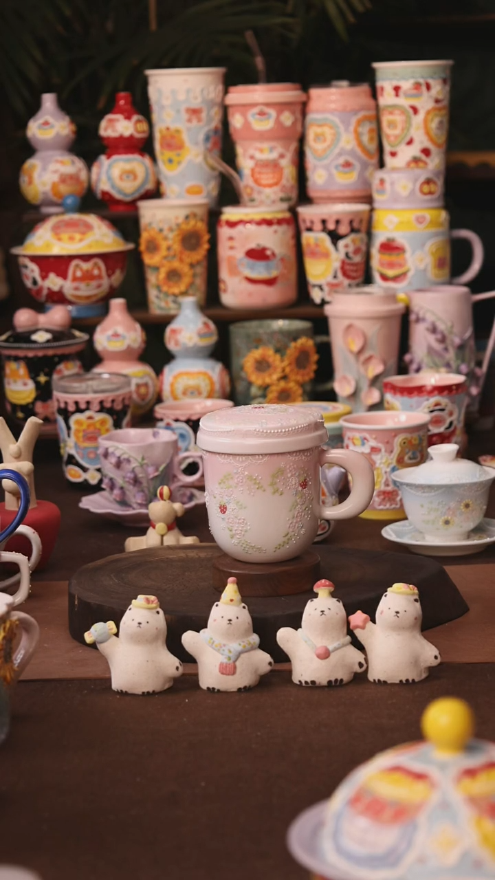 摆件景德镇原创手作陶瓷