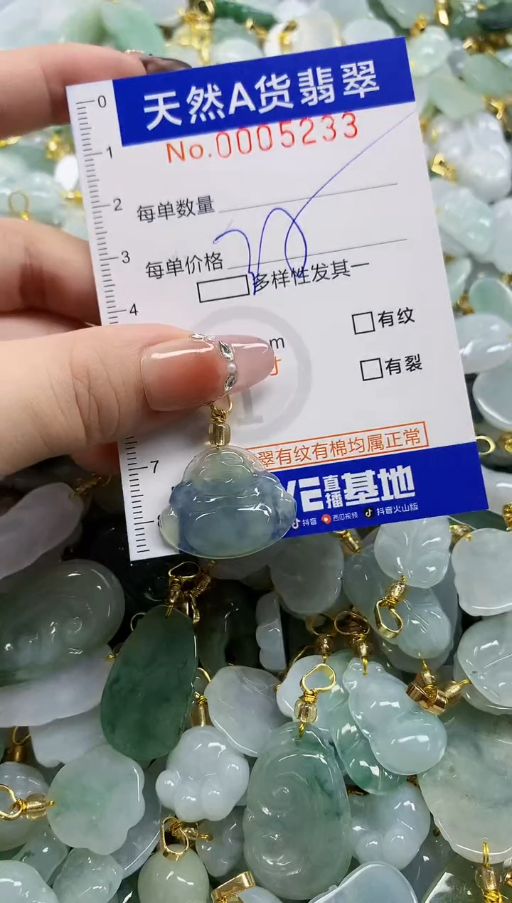 颈饰未镶嵌翡翠天然A货翡翠