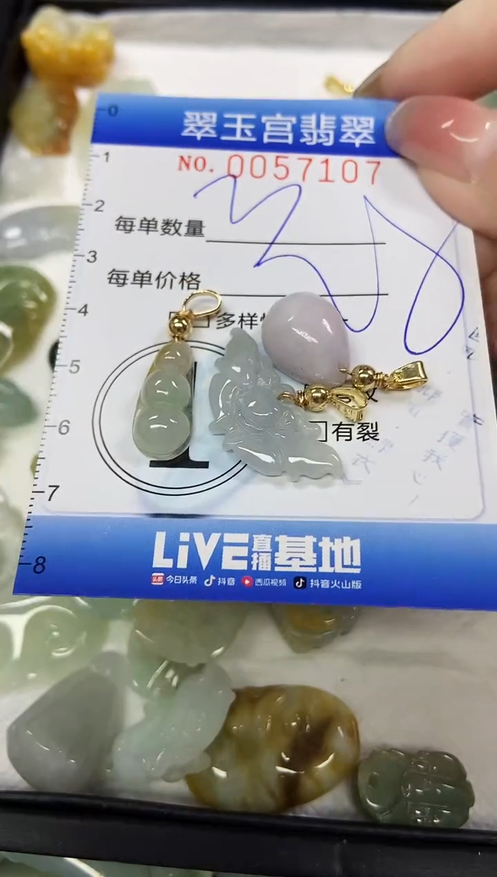 【闪购商品】翡翠颈饰未镶嵌闪购商品0057107