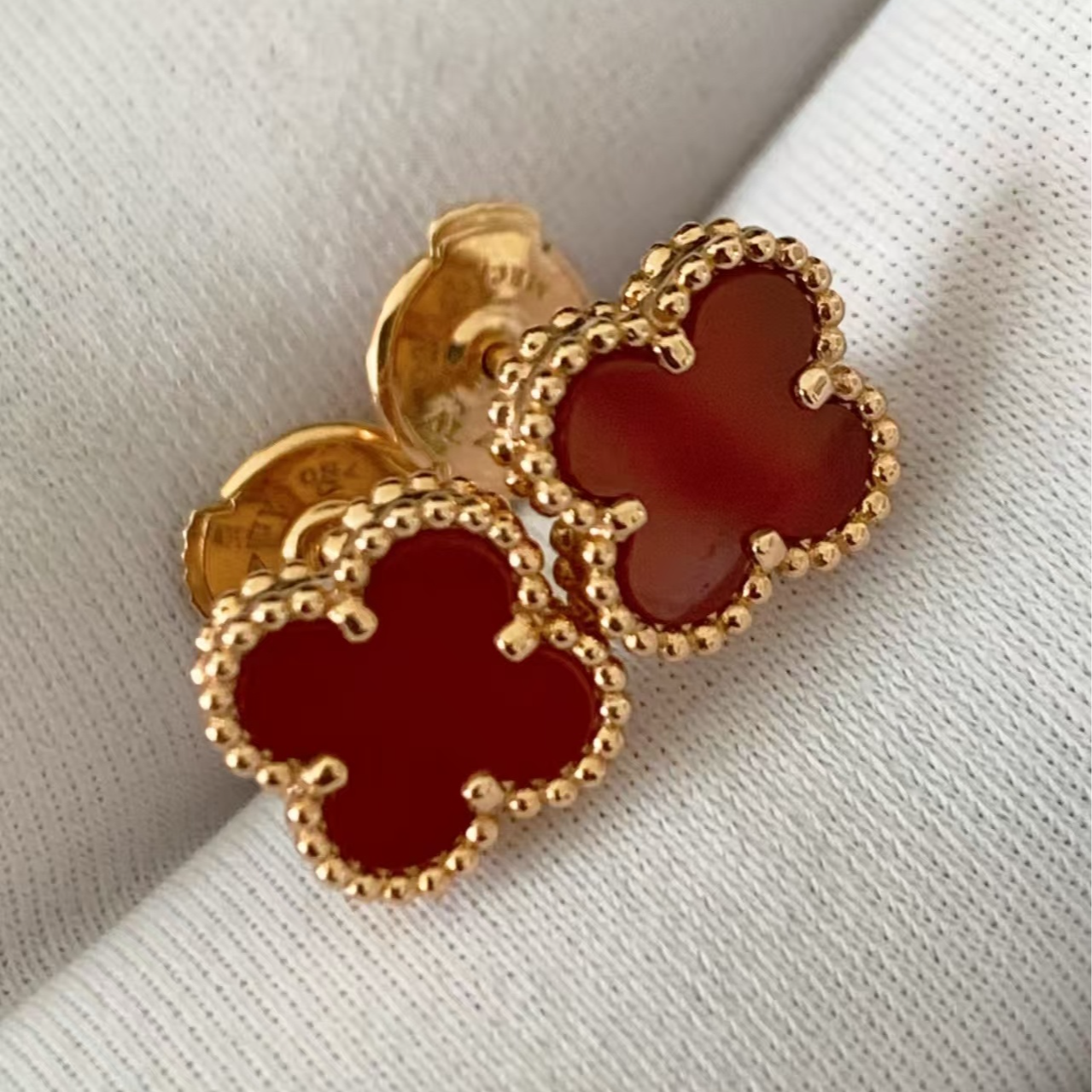 （雅雅精选）18K金15mm耳钉RKD