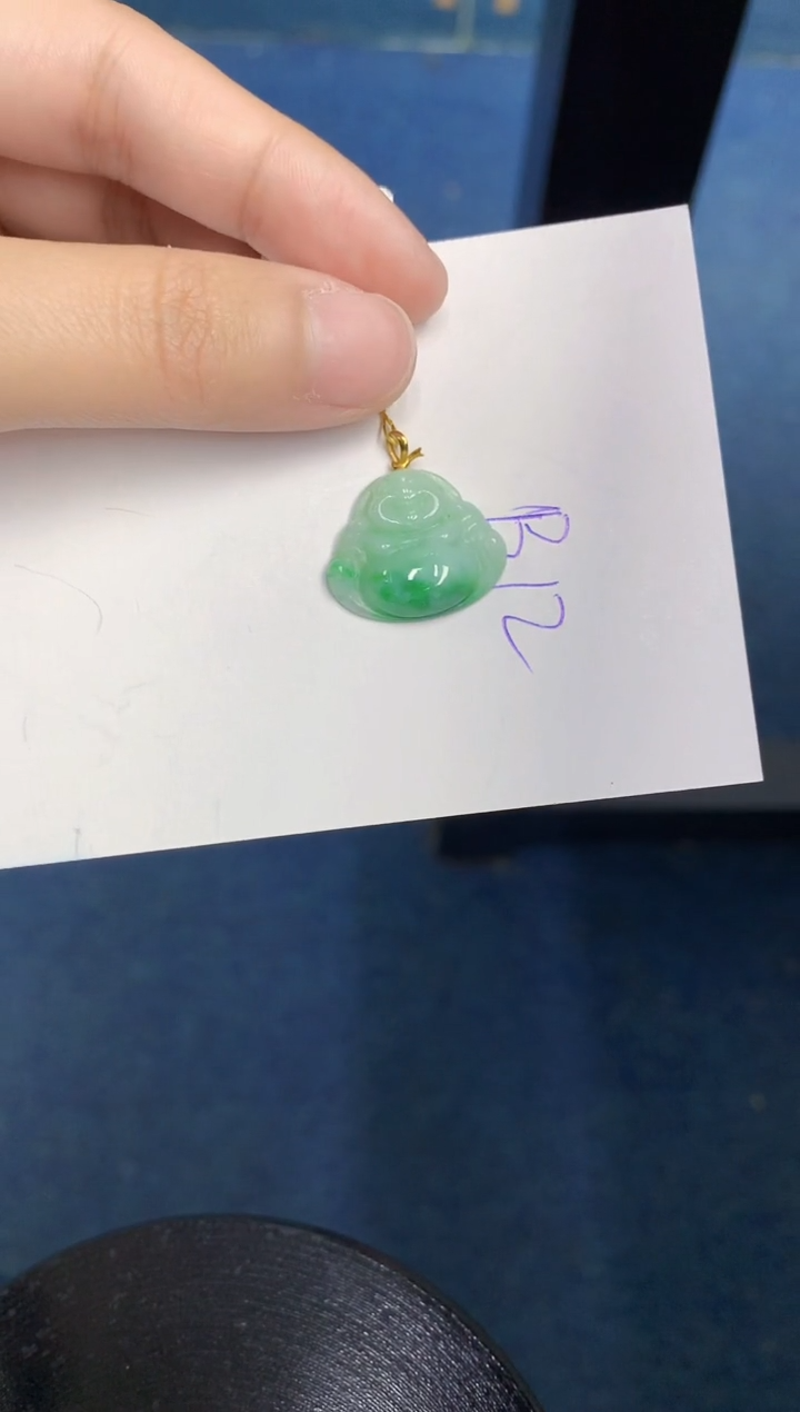 【闪购商品】翡翠颈饰18K金镶嵌000000000