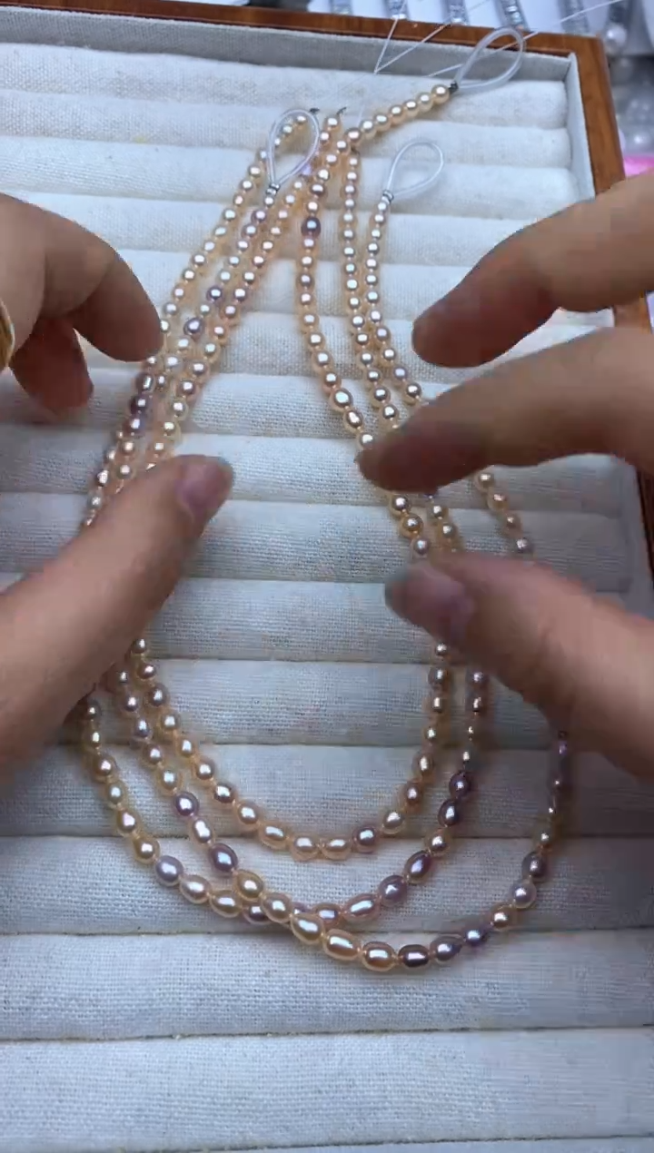 项链银S925镶嵌淡水珍珠项链多样性发其一