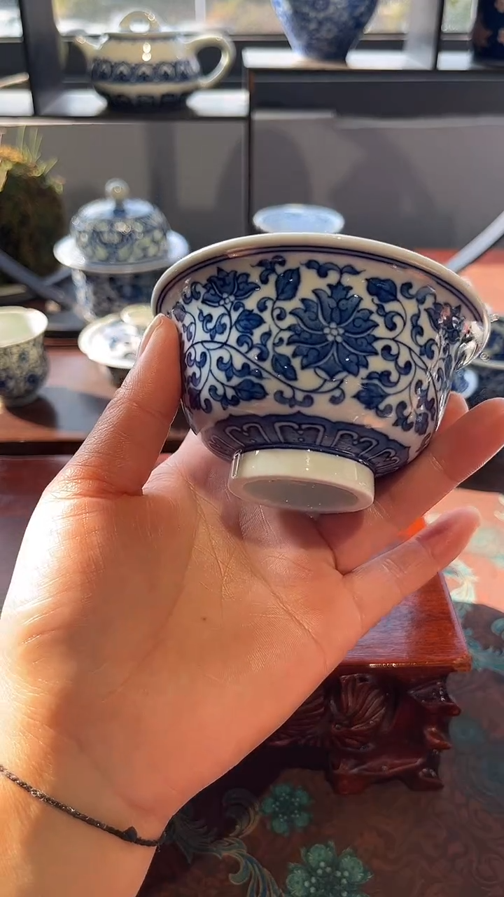 镹曰茶闲手工手绘柴茶具