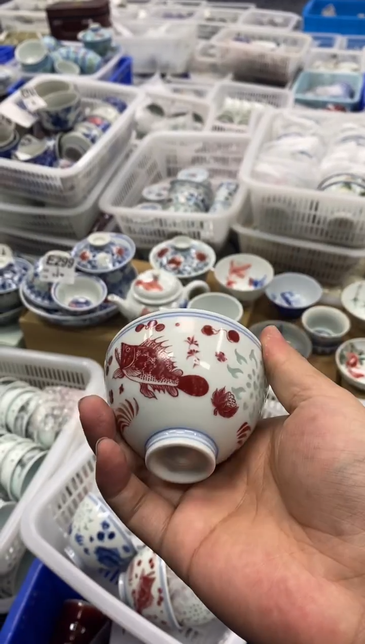 摆件陶景德陶瓷茶具容量约80