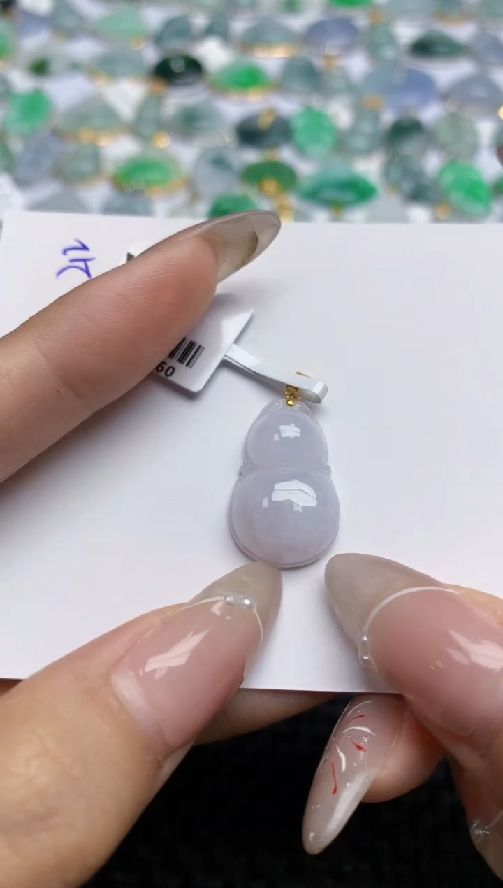 【闪购商品】翡翠颈饰18K金镶嵌 天然翡翠A货