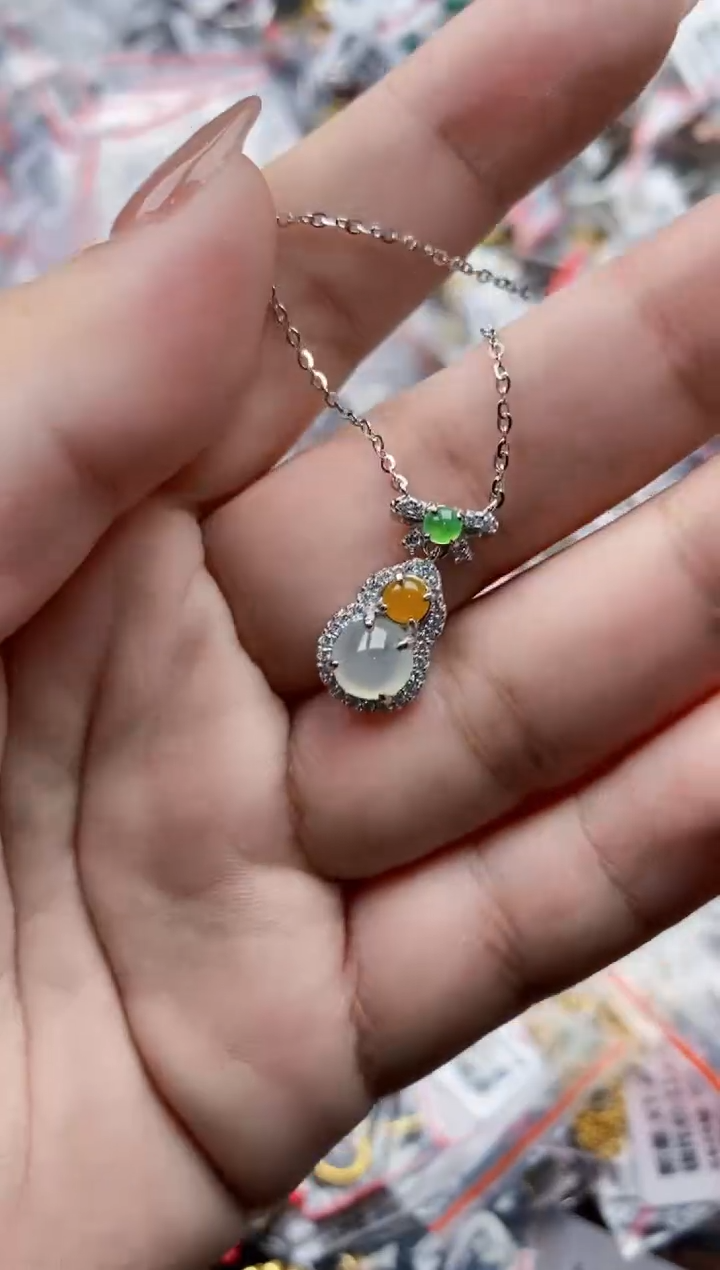 【闪购商品】翡翠戒指银S925镶嵌22222---7