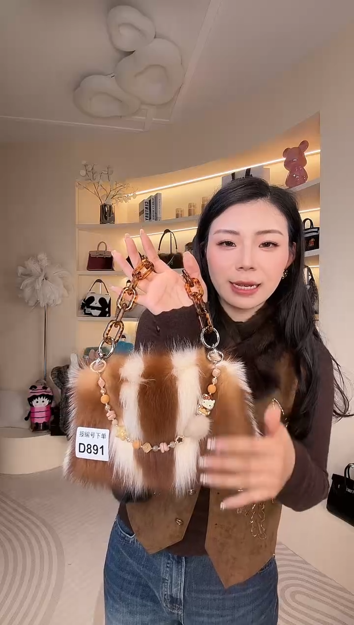 狐狸毛【闪购商品】女包D891