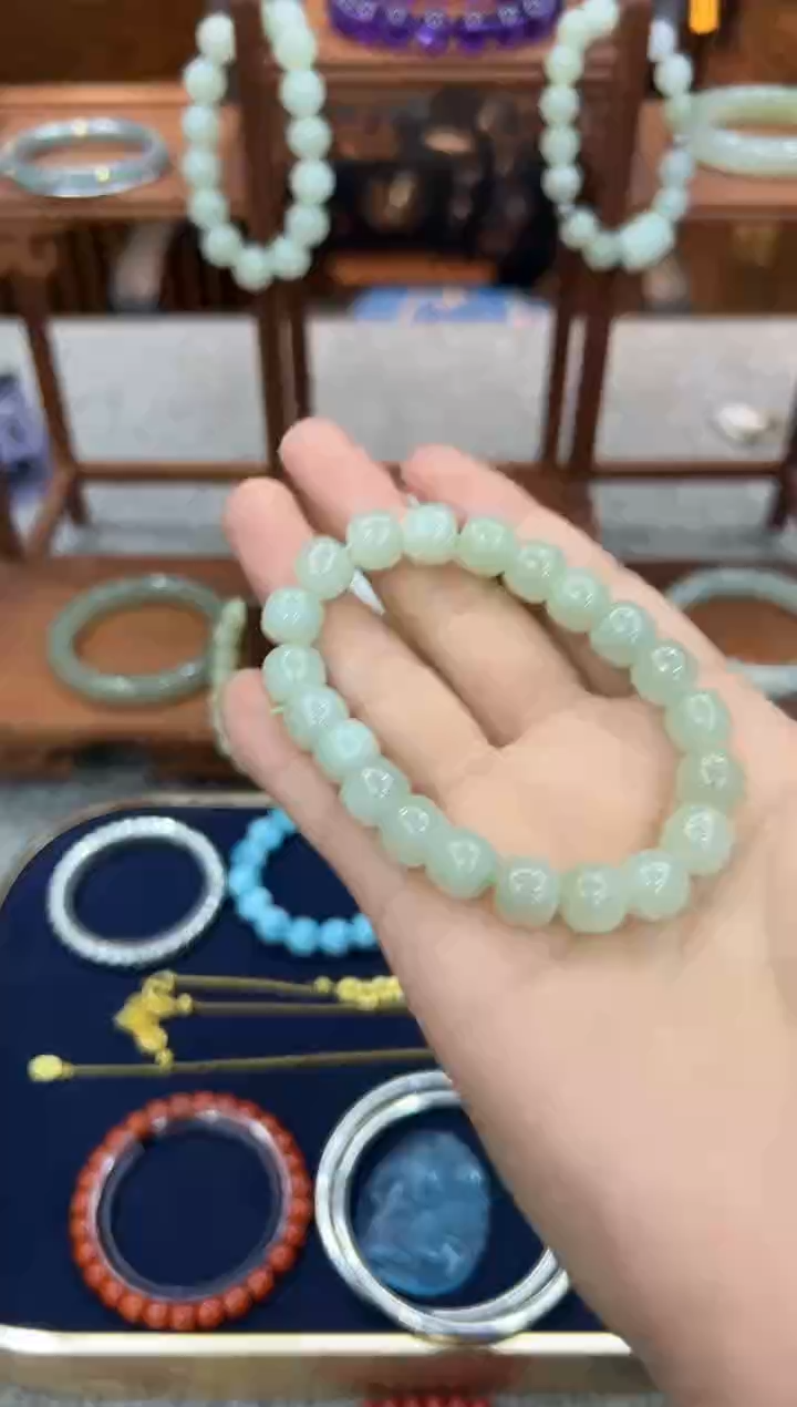 【闪购商品】和田玉手链未镶嵌521303-手串