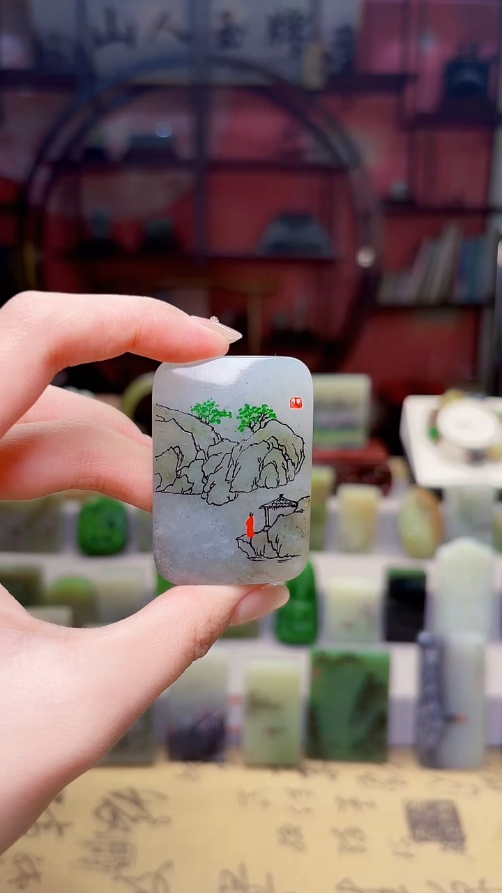 未镶嵌独山玉颈饰11