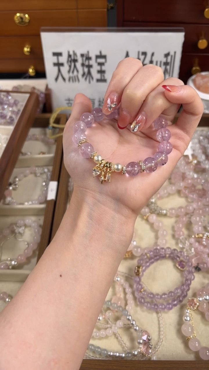 未镶嵌手链水晶            