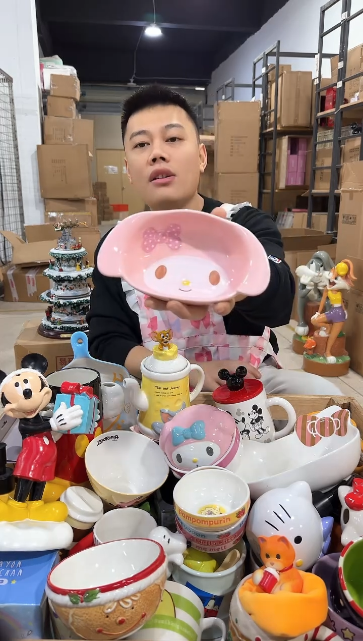 瓷片小号原盒美乐蒂深碗