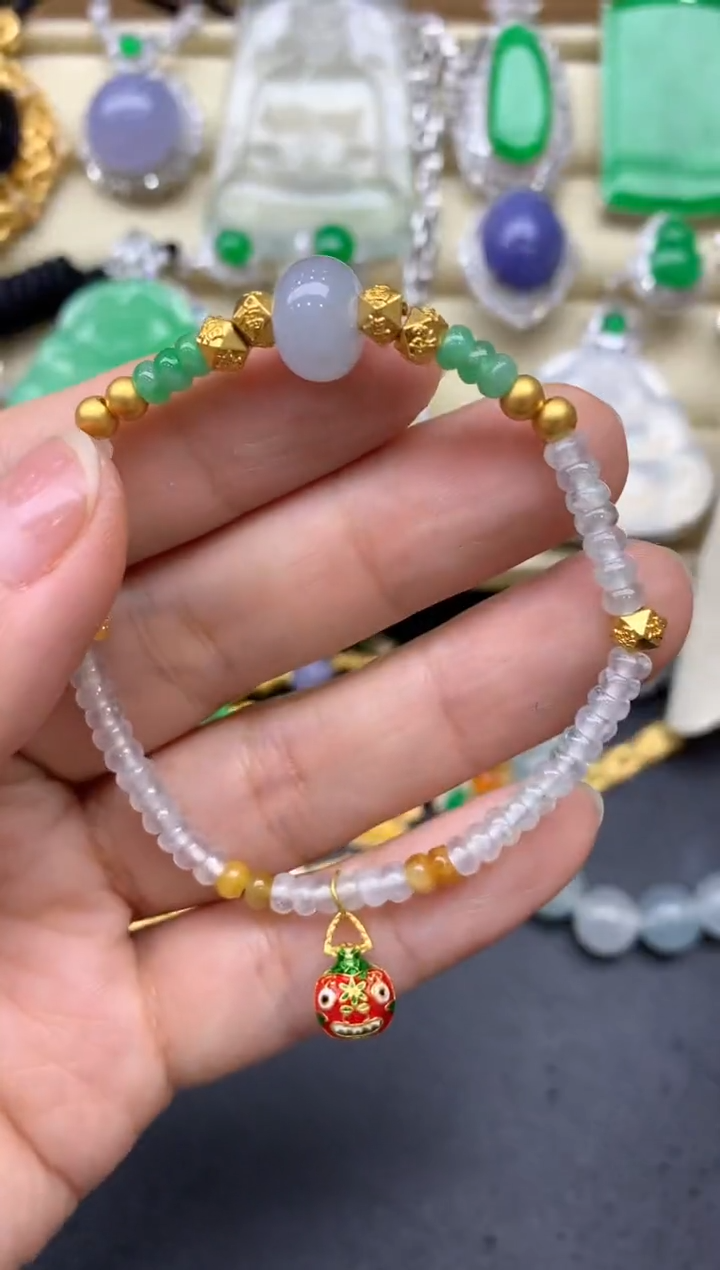 未镶嵌手链翡翠396-中国好珍宝